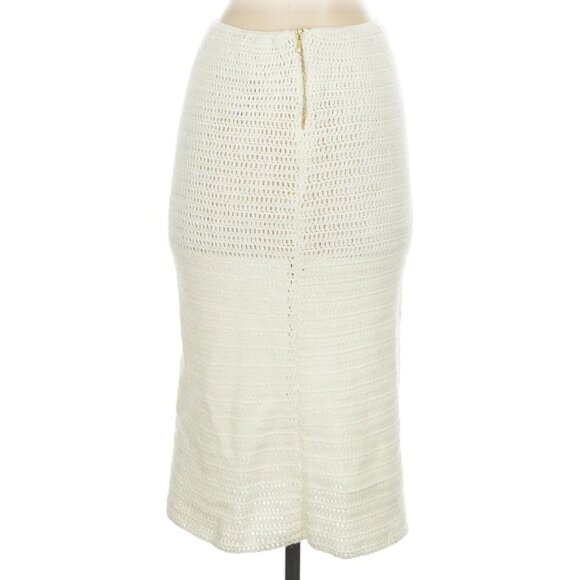 Revolve Bahia Maria Maxi Rose Midi Skirt in Ivory Small/Medium - Picture 3 of 4